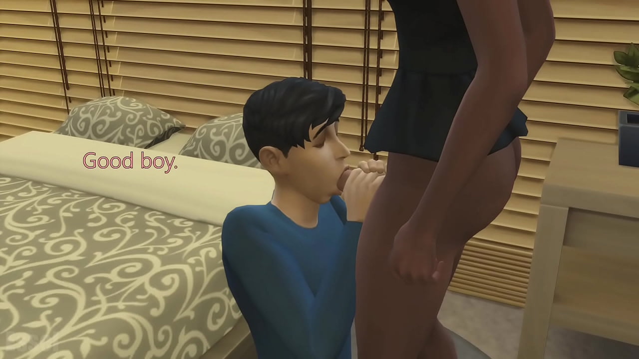 Sims college boy gets fucked by landlady