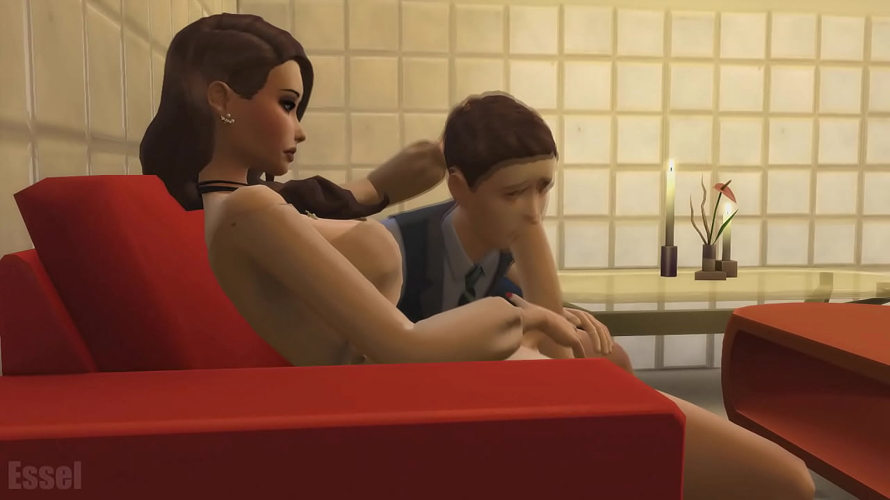Sims futa fucks boy at restaurant