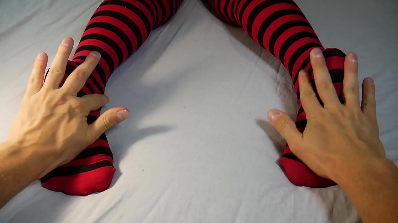 Foot Slave Massage And Ticke MILF's Soles In Sexy Socks