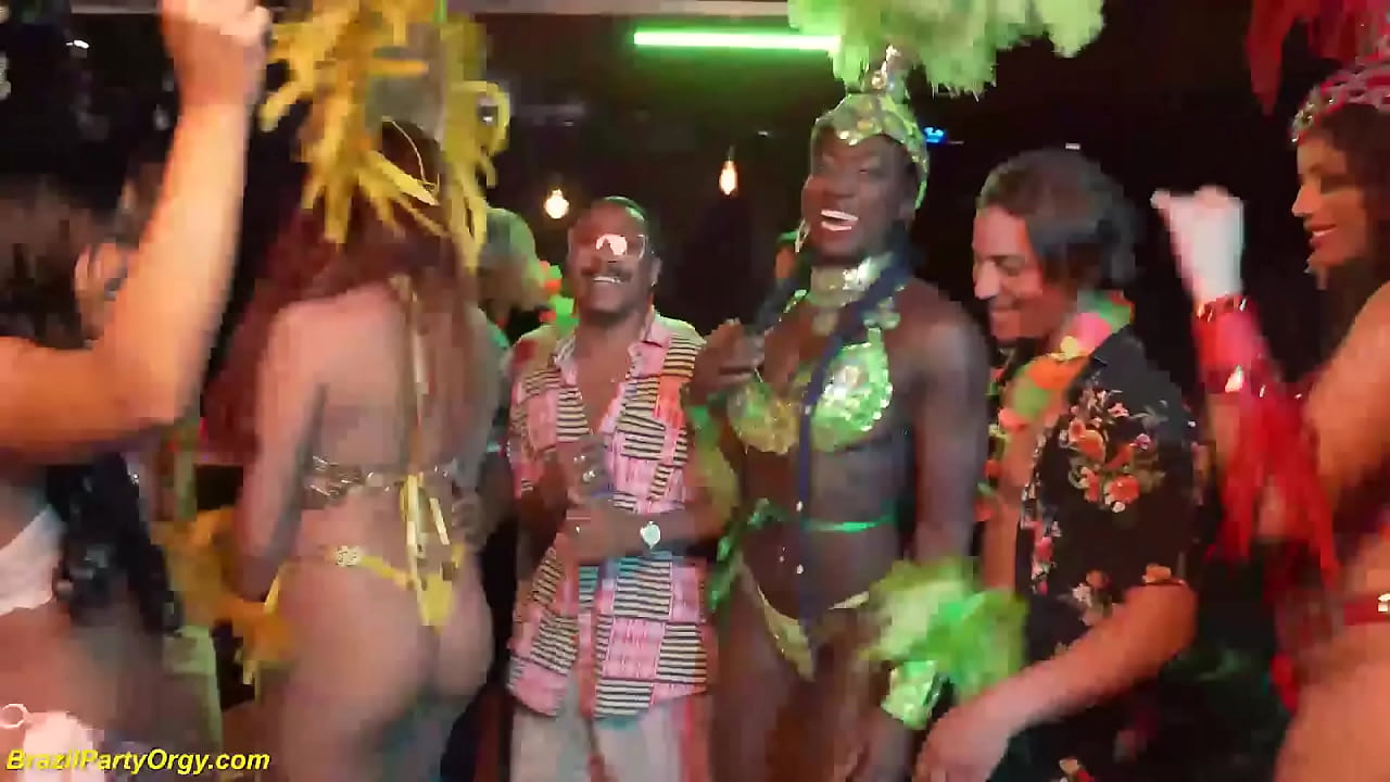 wild brazilian samba dancers deep fingered and rough double penetration fucked at our real carnaval groupsex orgy