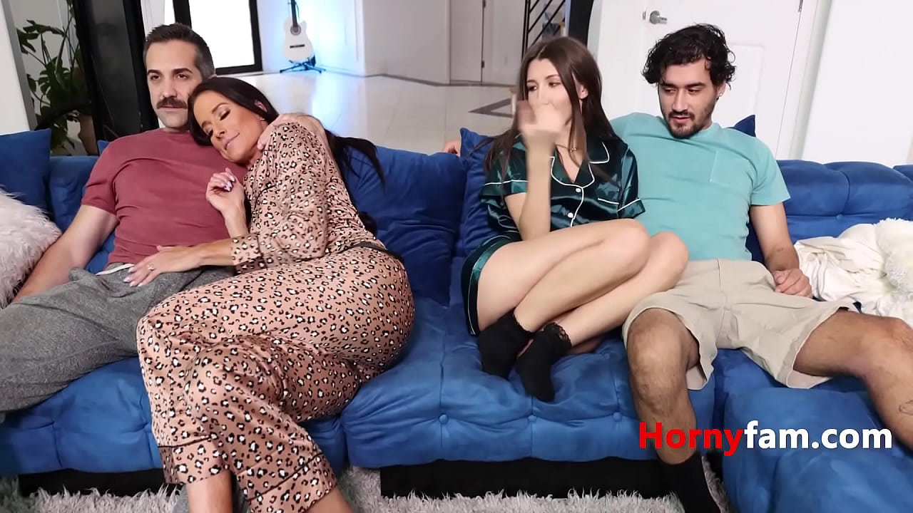 A Family Foursome With Girlfriend- Sofie Marie, Maya Woulfe