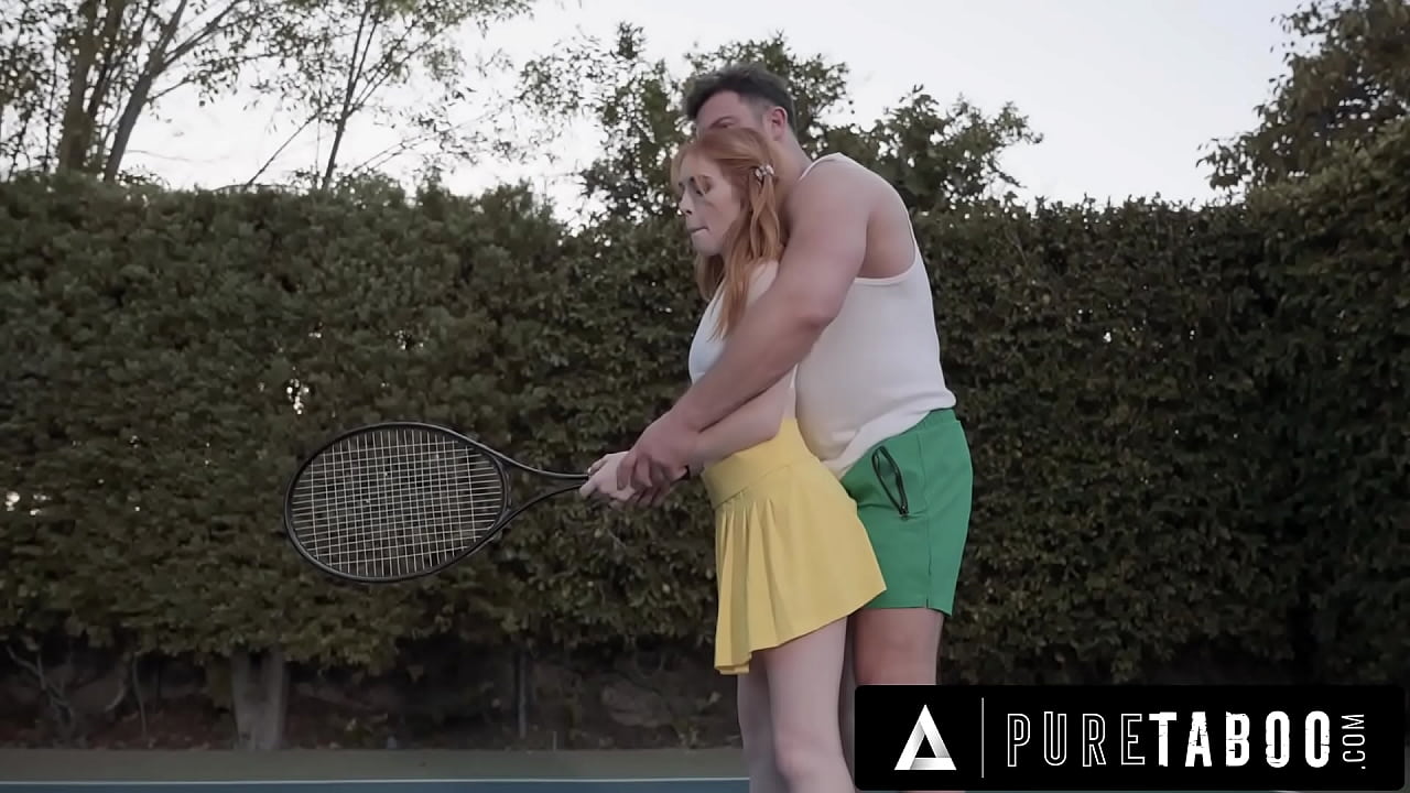 Fun-Size Redhead Accepts Dick From Tennis Coach