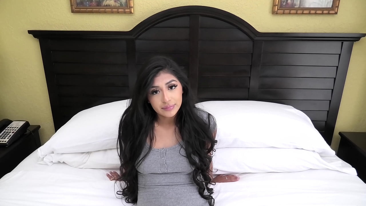 This HOT Latina teen is brand new to porn