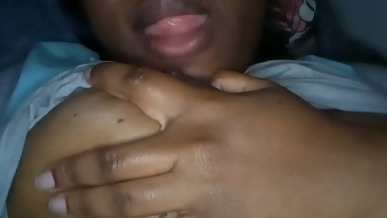 Young Ebony Slut Licks Her Nipples and Makes Herself Soaking Wet. She Gets Really Naughty and Starts to Touch Herself Under Her Sheets!