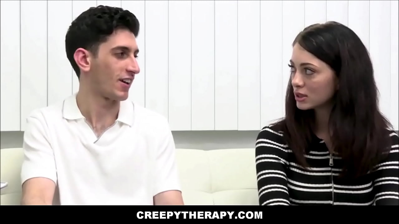 CreepyTherapy - Big Ass MILF Therapist Family Sex Therapy With Teen Step Sister And Step Brother In Office