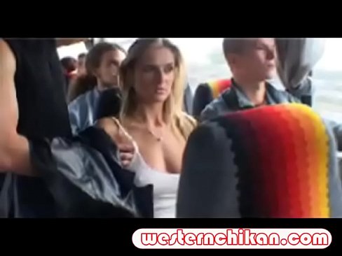 Stunning Blonde Groped on the Bus !