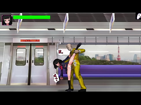 Undercover woman gets her ass penetrated on the train by big cocks for a cumshot Hentai P2
