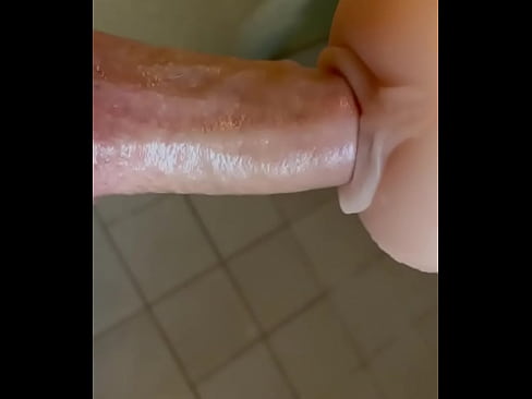 Fleshlight in shower fuck