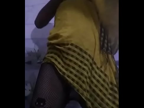 Indian girl in stockins doing strip for boyfriend on camera
