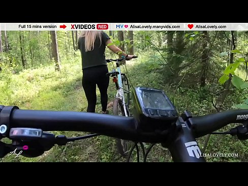 Bike ride and blowjob in the forest! What could be better over the weekend?