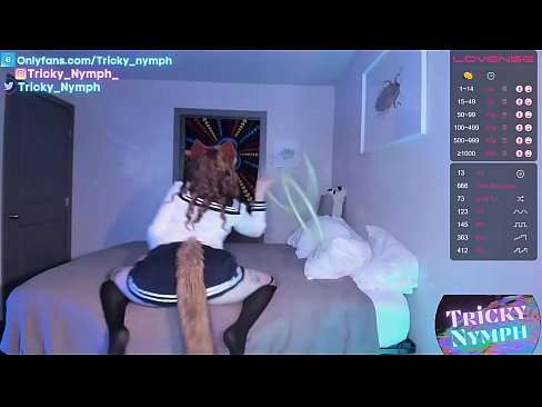 Foxxy Sailor Girl Dancing and Playing with Her Pussy