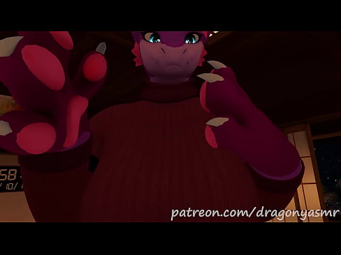 Furry ASMR Dragony Mamagen Relaxes You With Her BIG PILLOWY BOOBS to Help You Sleep (VRChat)