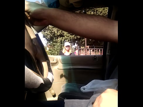 showing dick from car