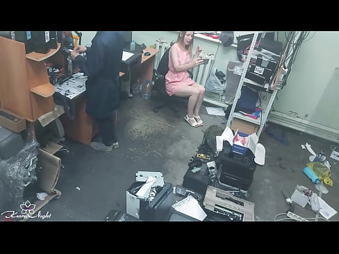 Horny Girl Jerks Off In A Workshop Next To A Stranger