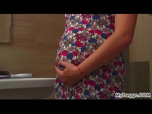 A Sexy Shower Ruined by Painful Contractions!