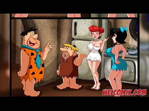 The Flintstoons making an orgy between couples