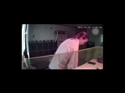 Skinny teen take shower with spy cam