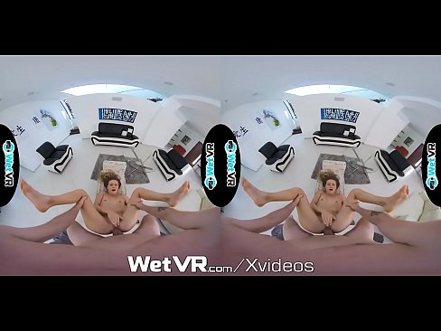 Big dick fucks brunette in VR