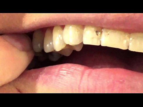 Teeth Fetish Chewing Apart Gummies Vore