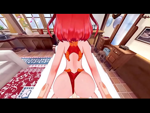 Pyra gives you a nice blowjob and tit fuck before getting fucked doggystyle.