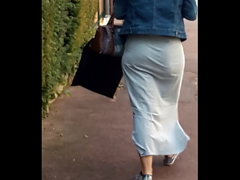 Woman with big ass walking