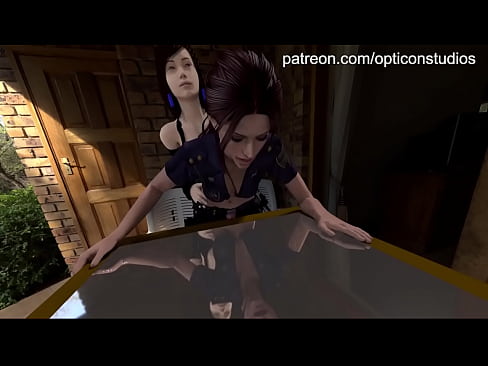 Cute and sexy futa girl fucks Claire Redfield Real good and hard maybe a little rough bouncing boobies and squashed boobs against the table slapping fucking cumshots facials bukkake