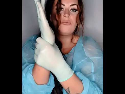 Mature cunt wearing tight Gloves2