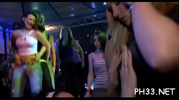 Plenty of group-sex on dance floor blow jobs from blondes wild fuck