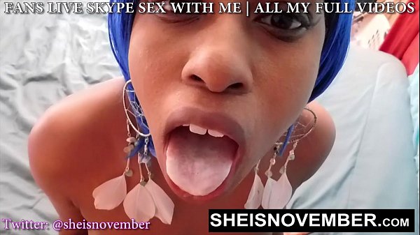 I Made My Busty Stepdaughter Cum Swallow My Cumshot After Eye Contact Blowjob, Petite Cute Black Babe Sheisnovember Taboo Sucking Stepdad BBC, Get Ejaculate Cum Orgasm Facial Into Her Mouth, As Big Boobs And Round Areolas Dangle on Msnovember
