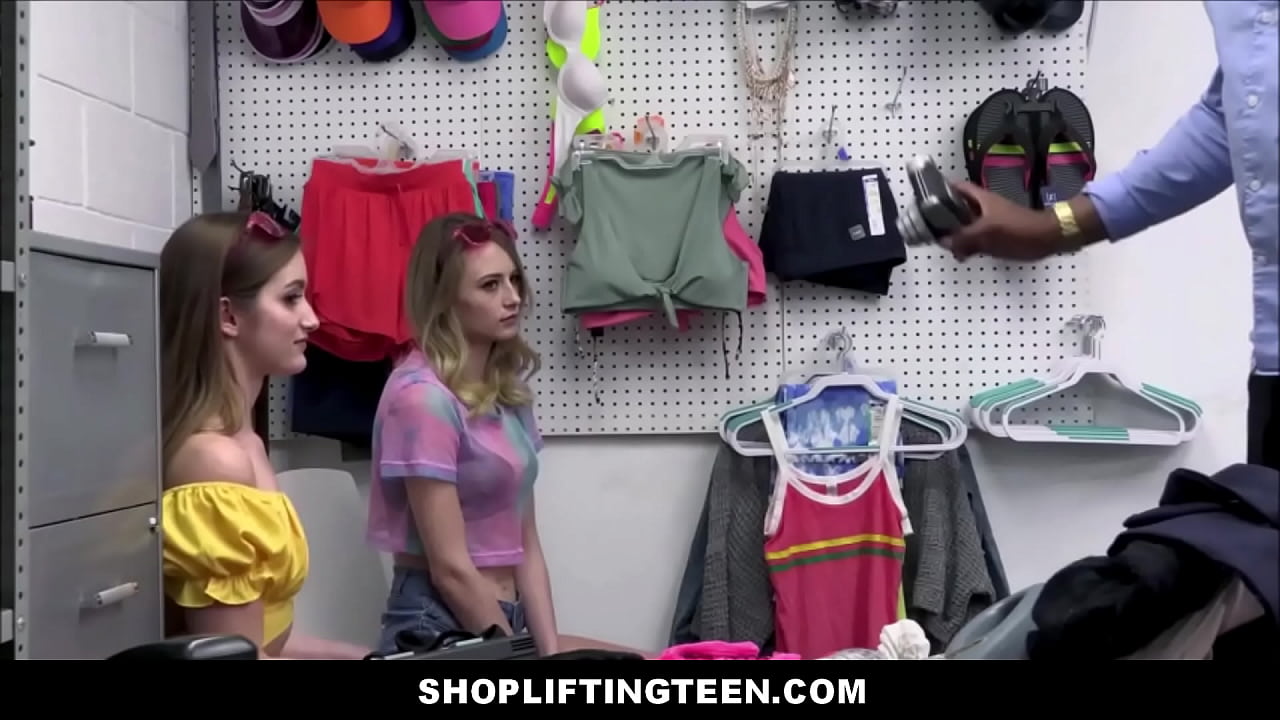 ShopliftingTeen - Cute Little Skinny Teen Shoplifters Want To Be Fucked By Black Officer